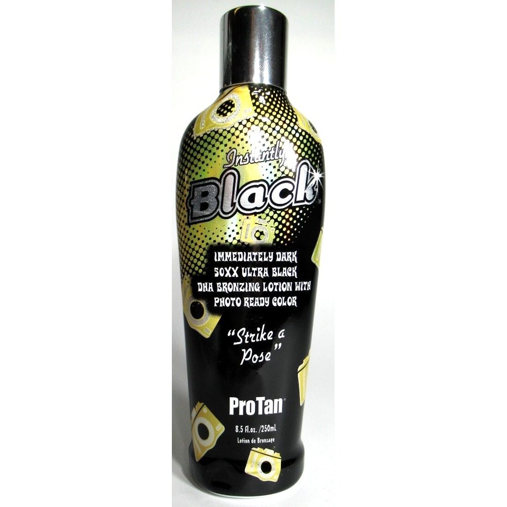 ProTan Instantly Black 50XX Ultra Black DHA Bronzing Lotion 8.5oz Photo Ready